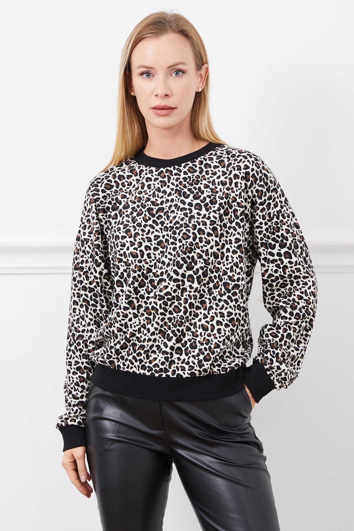 BLUZA W PANTERKĘ