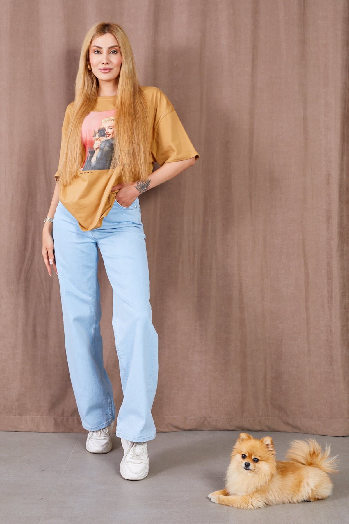T- SHIRT Z NADRUKIEM 2000-1060CM